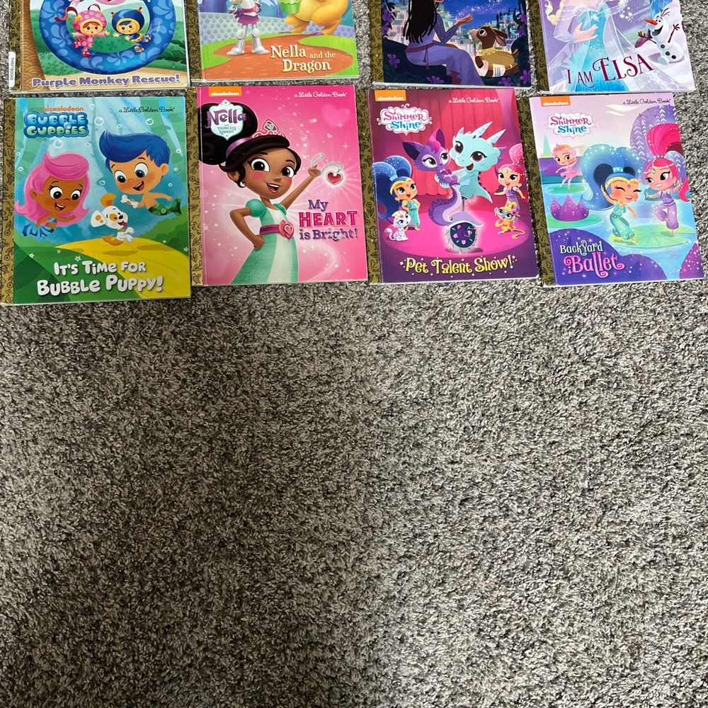 Eight golden books